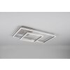 Plafonnier Reality Padella LED Nickel mat, 1 lumière