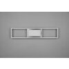 Plafonnier Reality Rigido LED Nickel mat, 1 lumière, Télécommandes
