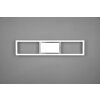 Plafonnier Reality Rigido LED Nickel mat, 1 lumière, Télécommandes