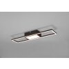 Plafonnier Reality Rigido LED Noir, 1 lumière, Télécommandes