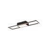 Plafonnier Reality Rigido LED Noir, 1 lumière, Télécommandes