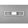 Plafonnier Reality Rigido LED Noir, 1 lumière, Télécommandes