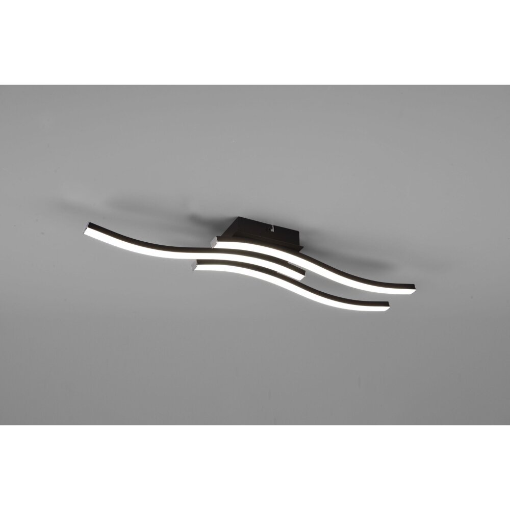 Plafonnier Reality Route LED Noir, 3 lumières main product photo