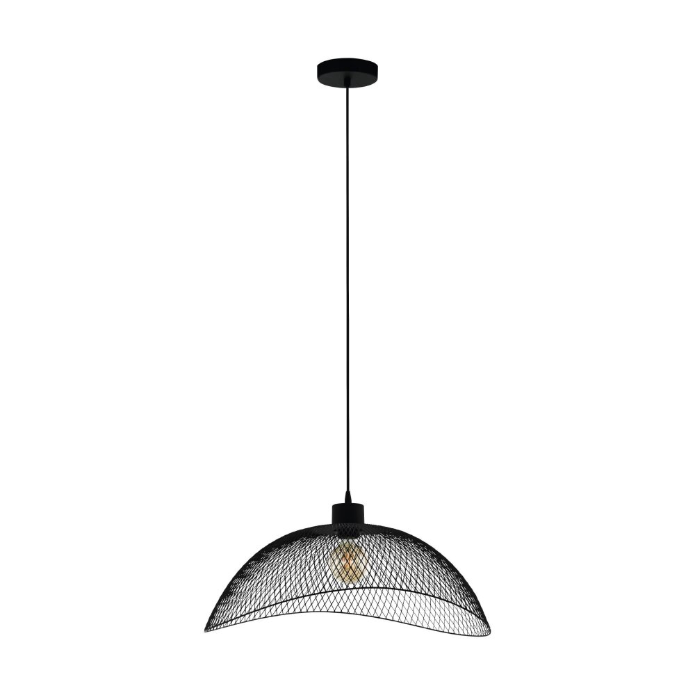 Suspension Eglo POMPEYA Noir, 1 lumière main product photo