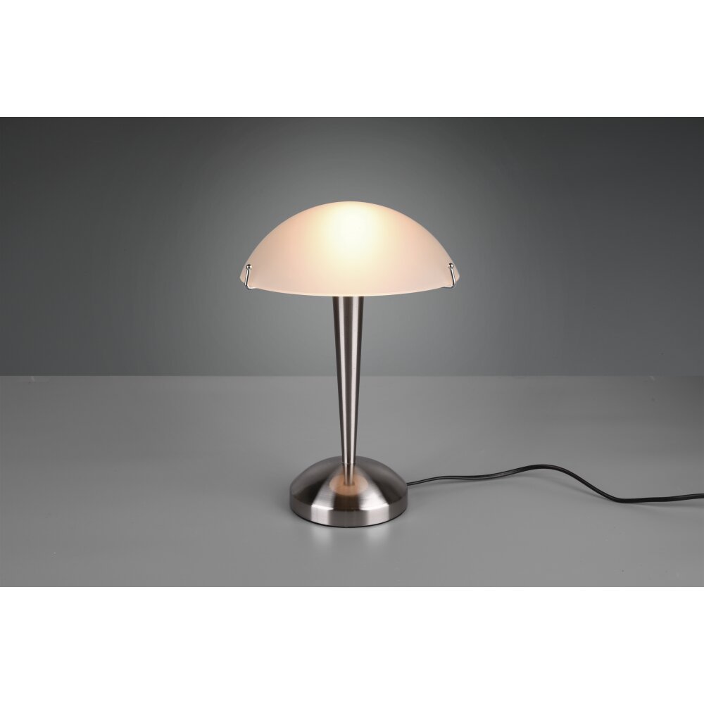 Lampe de table Reality Pilz 2 Nickel mat, 1 lumière main product photo