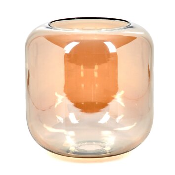 Abat-jour en verre  Lauden Verre de rechange 20 cm Ambre