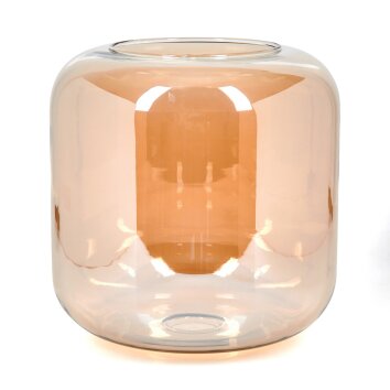 Abat-jour en verre  Lauden Verre de rechange, pièce de rechange 25 cm Ambre
