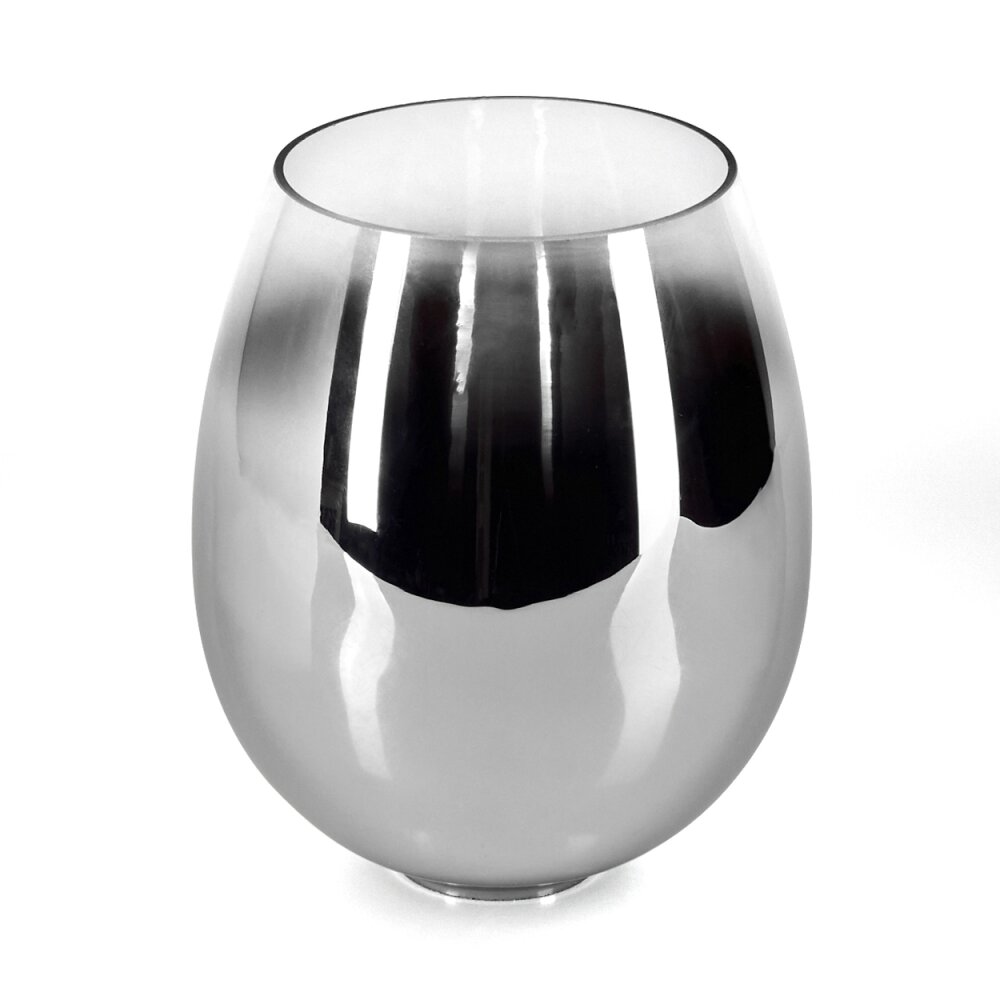 Abat-jour en verre Vevino Verre de rechange, pièce de rechange Chrome, Clair, Fumé main product photo