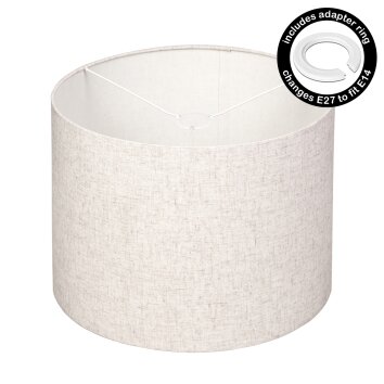 Abat-jour en tissu  Bassagoda pièce de rechange, Abat-jour beige