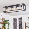 Plafonnier Wick Noir, 4 lumières