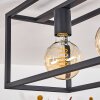 Plafonnier Wick Noir, 4 lumières