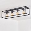 Plafonnier Wick Noir, 4 lumières
