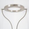 Lampadaire à vasque Donna LED Nickel mat, 1 lumière