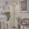 Lampadaire Donna LED Nickel mat, 2 lumières