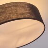 Foggia Plafonnier Nickel mat, 3 lumières