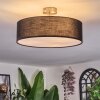 Foggia Plafonnier Nickel mat, 3 lumières