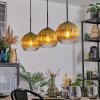 Koyoto Suspension, Boule lumineuse, Suspension Or, Clair, 3 lumières