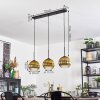 Koyoto Suspension, Boule lumineuse, Suspension Or, Clair, 3 lumières