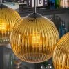 Koyoto Suspension, Boule lumineuse, Suspension Or, Clair, 3 lumières