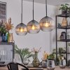 Koyoto Suspension, Boule lumineuse, Suspension Clair, Fumé, 3 lumières