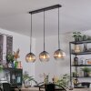 Koyoto Suspension, Boule lumineuse, Suspension Clair, Fumé, 3 lumières