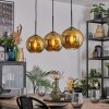 Koyoto Suspension, Boule lumineuse, Suspension Or, 3 lumières