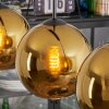 Koyoto Suspension, Boule lumineuse, Suspension Or, 3 lumières