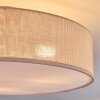 Foggia Plafonnier Nickel mat, 3 lumières