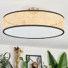 Foggia Plafonnier Nickel mat, 3 lumières