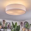 Foggia Plafonnier Nickel mat, 3 lumières