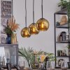 Koyoto Suspension, Boule lumineuse, Suspension Or, 3 lumières