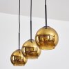 Koyoto Suspension, Boule lumineuse, Suspension Or, 3 lumières