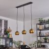 Koyoto Suspension, Boule lumineuse, Suspension Or, 3 lumières