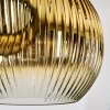Ripoll Suspension, Boule lumineuse, Suspension, Suspension grappe Chrome, Or, Clair, Cuivré, Fumé, 3 lumières