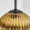 Koyoto Suspension, Boule lumineuse, Suspension, Suspension grappe 30 cm Bleu, Or, Vert, 3 lumières