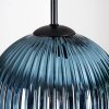 Koyoto Suspension, Boule lumineuse, Suspension Bleu, Or, Vert, Cuivré, 4 lumières