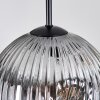 Ripoll Suspension, Boule lumineuse, Suspension grappe Ambre, Clair, Fumé, 3 lumières