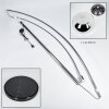 Baloca Lampadaire, Lampadaires arc Chrome, Noir, 1 lumière