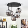 Gastor Plafonnier, Boule lumineuse 45 cm Fumé, 5 lumières