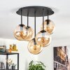 Gastor Plafonnier, Boule lumineuse 45 cm Ambre, 5 lumières