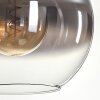Koyoto Suspension, Boule lumineuse, Suspension Or, Noir, 1 lumière