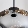 Ripoll Suspension, Boule lumineuse, Suspension grappe Ambre, Or, Cuivré, Fumé, 4 lumières