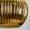 Koyoto Suspension, Boule lumineuse, Suspension grappe 35 cm Bleu, Or, Vert, Cuivré, 4 lumières