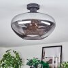 Mertola Plafonnier Fumé, 1 lumière Mertola Plafonnier Fumé, 1 lumière