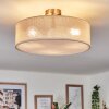 Foggia Plafonnier Nickel mat, 3 lumières