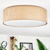 Antillo Plafonnier Brun, Écru, Blanc, 3 lumières