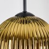 Koyoto Suspension, Boule lumineuse, Suspension grappe 45 cm Bleu, Or, Vert, 5 lumières