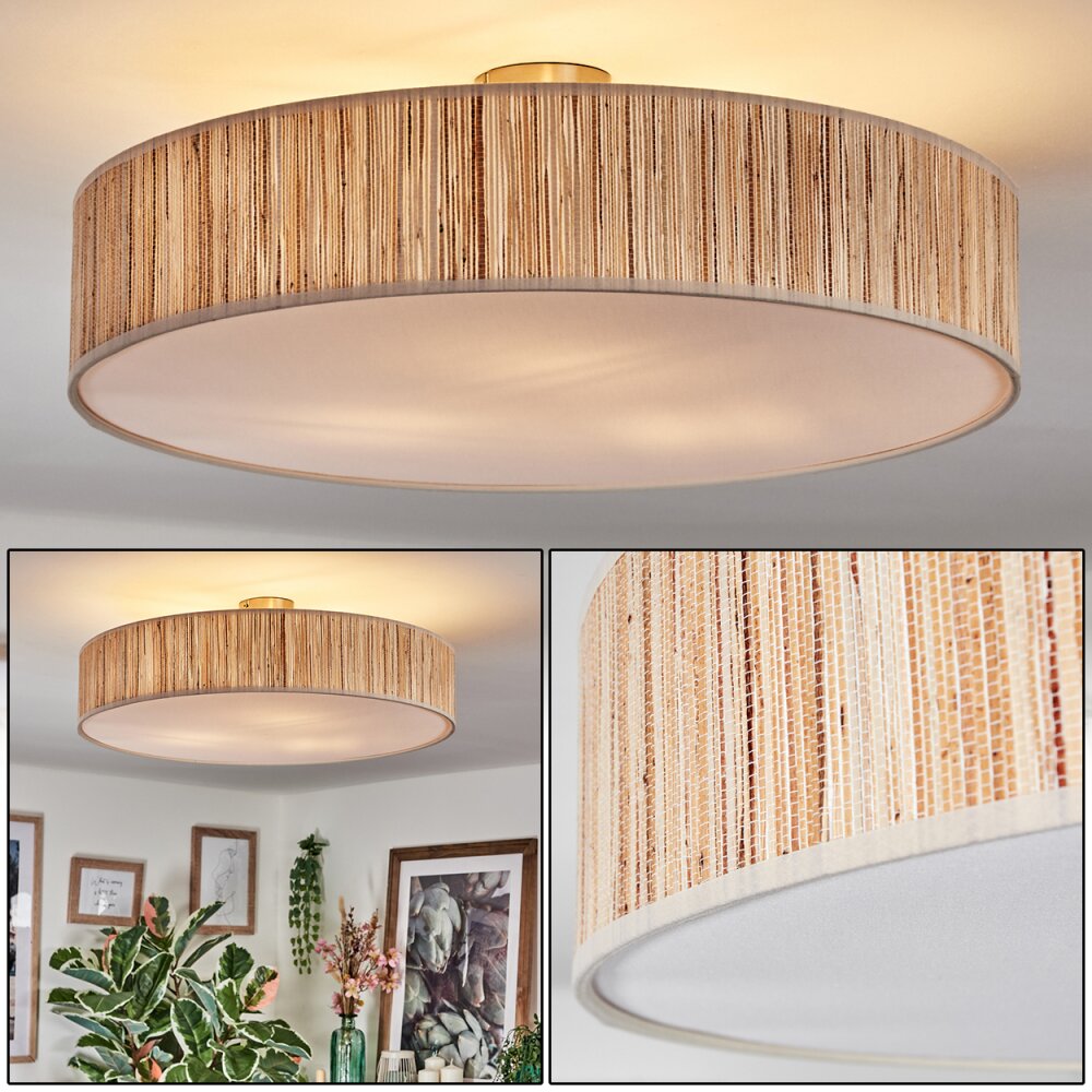 Foggia Plafonnier Nickel mat, 3 lumières main product photo