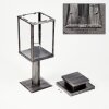 Tieva Borne lumineuse, Eclairage de chemin Noir, Argenté, 1 lumière