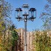 Tieva Réverbère, Eclairage de chemin Noir, Argenté, 3 lumières